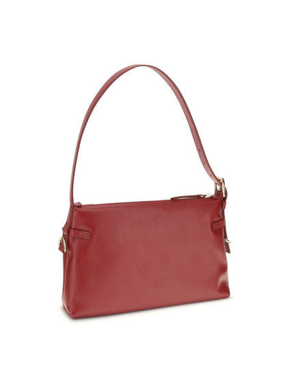 Givenchy Red Calf Leather Bos Taurus Shoulder Bag