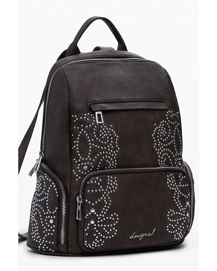 Desigual Brown Polyethylene Women Backpack