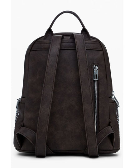 Desigual Brown Polyethylene Women Backpack