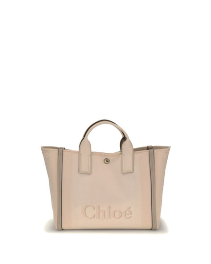 Chloé Beige Cotton Handbag