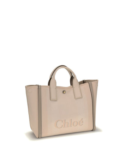 Chloé Beige Cotton Handbag