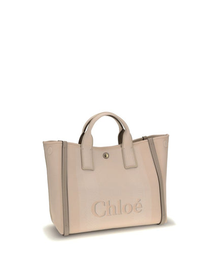 Chloé Beige Cotton Handbag