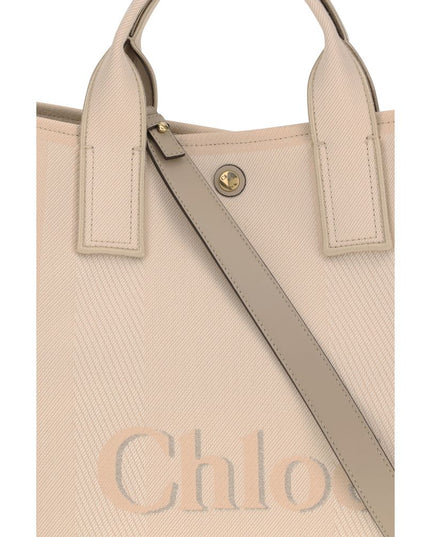 Chloé Beige Cotton Handbag