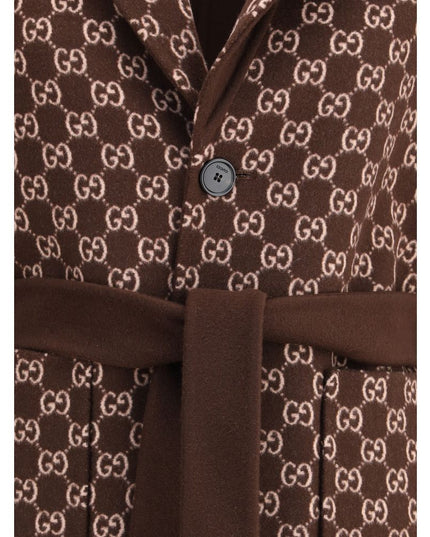 Gucci Brown Wool Coat