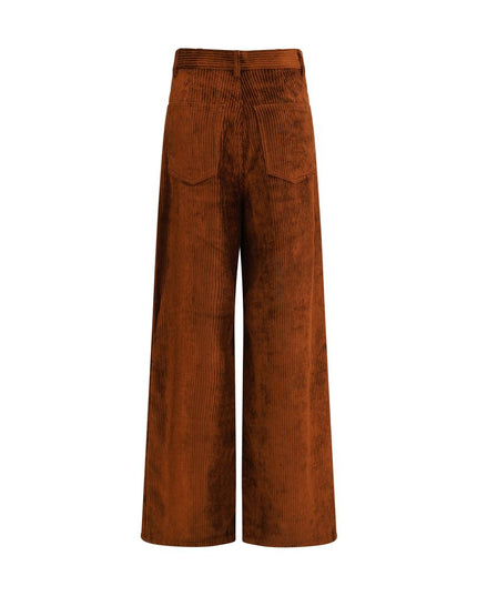 Petar Petrov Brown Cotton Casual Pants