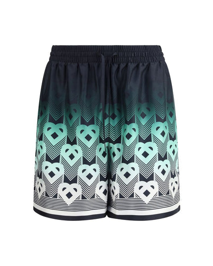 Casablanca Multicolor Silk Bermuda Shorts