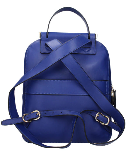 Piquadro Blue Leather Backpack