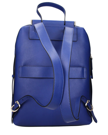Piquadro Blue Leather Backpack