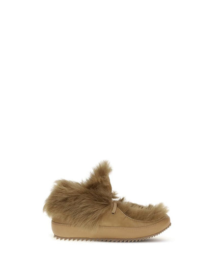 Pedro García Beige Leather Ankle Boots