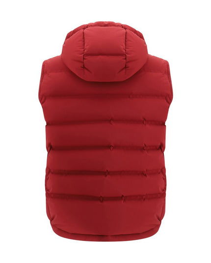 Brunello Cucinelli Red Polyester Jackets And Coat