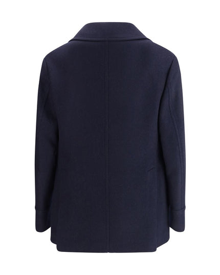 Brunello Cucinelli Blue Wool Coat
