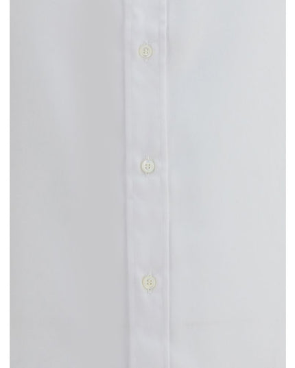 Brunello Cucinelli White Cotton Dress Shirt