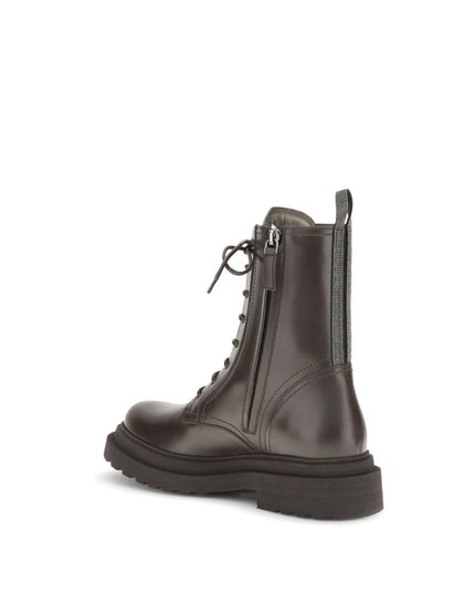 Brunello Cucinelli Leather Ankle Boots