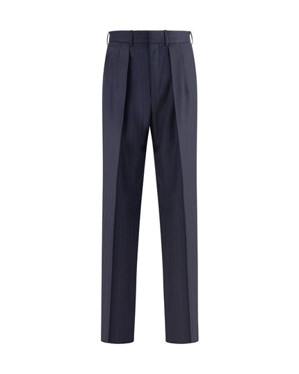 Tom Ford Blue Wool Dress Pants