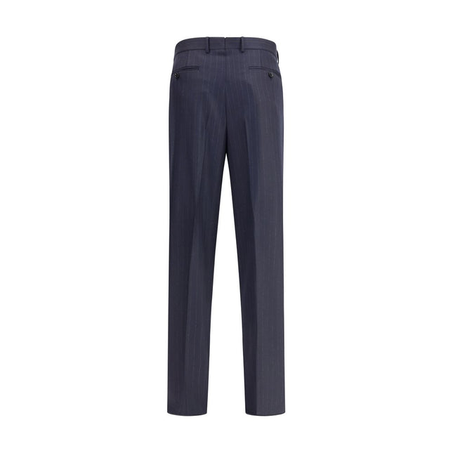 Tom Ford Blue Wool Dress Pants