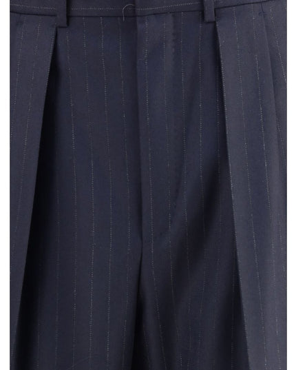 Tom Ford Blue Wool Dress Pants