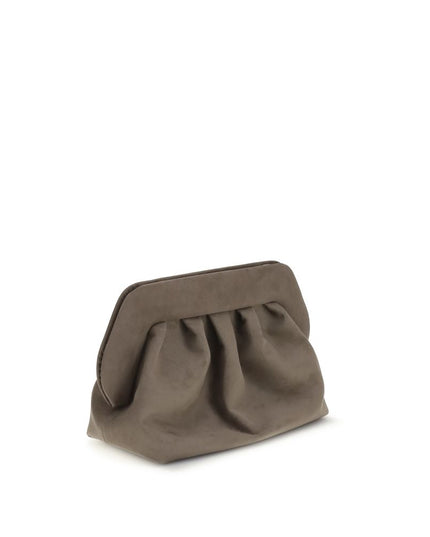 THEMOIRè Brown Other Fibres Clutch Bag