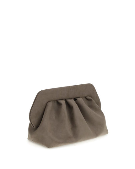 THEMOIRè Brown Other Fibres Clutch Bag