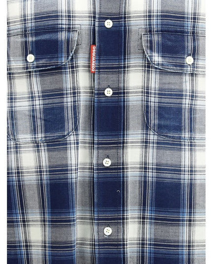 Dsquared² Multicolor Cotton Pattern Shirt