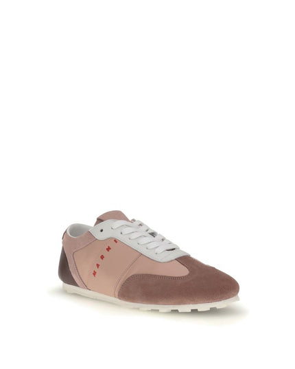Marni Multicolor Calf Leather Bos Taurus Athletic Sneakers