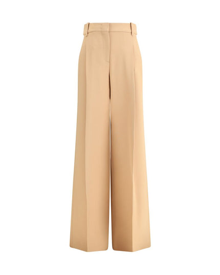 Ermanno Scervino Beige Viscose Casual Pants
