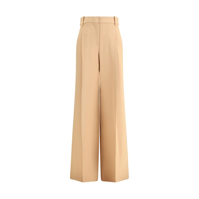 Ermanno Scervino Beige Viscose Casual Pants