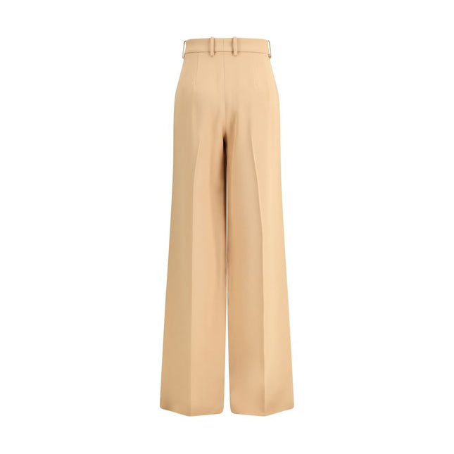 Ermanno Scervino Beige Viscose Casual Pants
