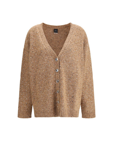 PINKO Beige Wool Cardigan