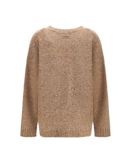 PINKO Beige Wool Cardigan