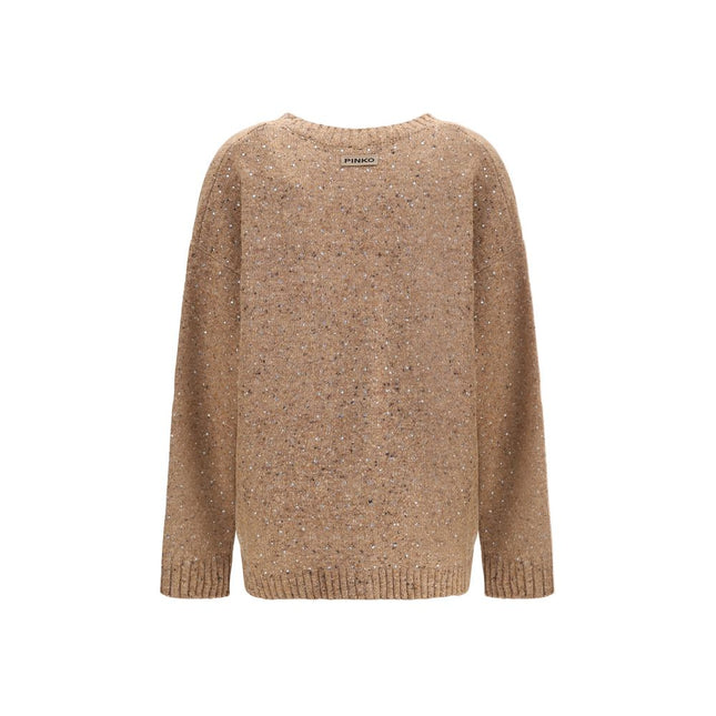 PINKO Beige Wool Cardigan