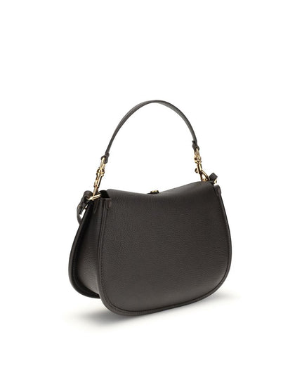 Etro Brown Calf Leather Bos Taurus Shoulder Bag