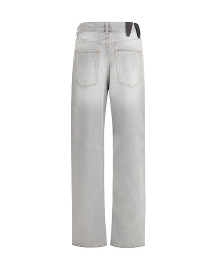 Darkpark Gray Cotton Relaxed Fit Jeans