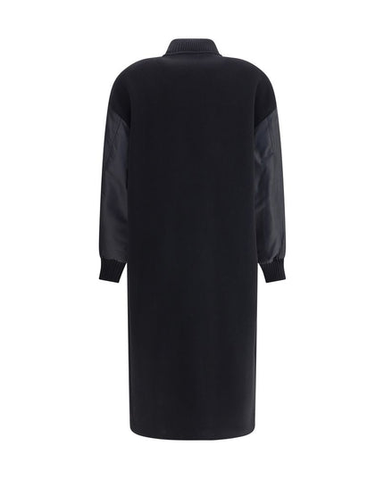 PINKO Black Wool Coat
