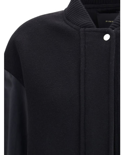 PINKO Black Wool Coat
