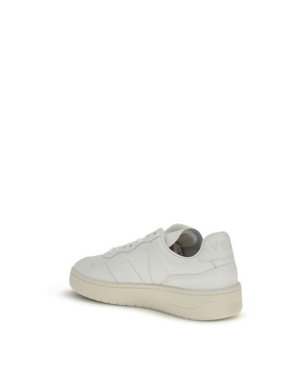 Veja White Leather Low Top Sneakers