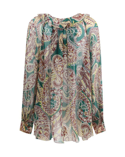 Etro Multicolor Silk Pattern Shirt