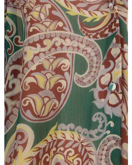 Etro Multicolor Silk Pattern Shirt