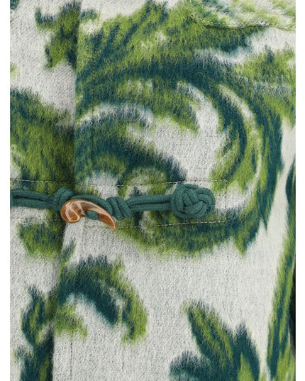 Etro Green Wool Coat