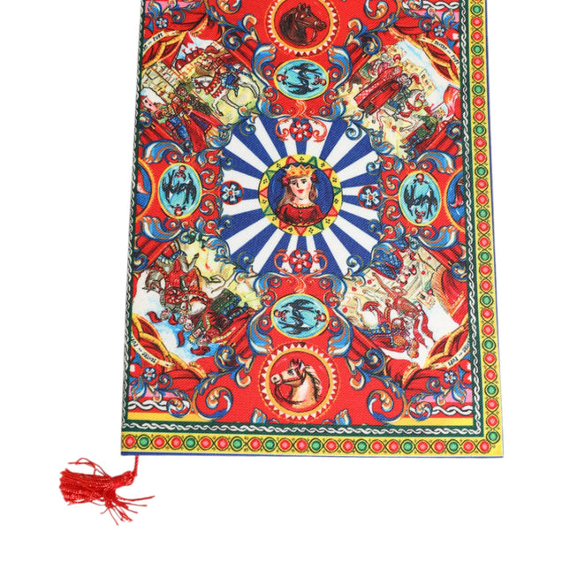 Dolce & Gabbana Multicolor Sicilian Carretto Print Journal  Notebook