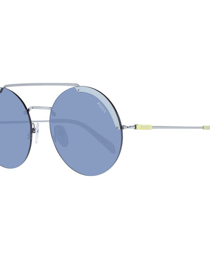 Emilio Pucci Gray Metal Sunglasses
