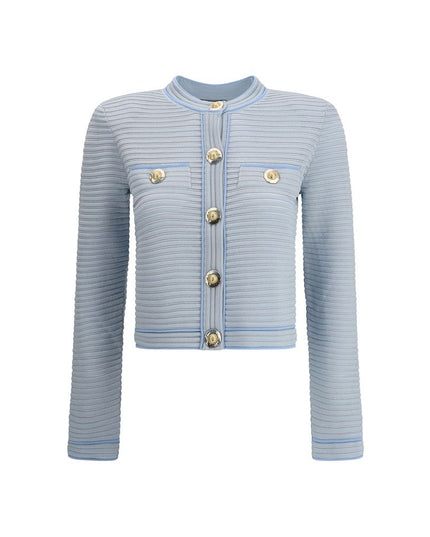 Balmain Embossed knit Cardigan