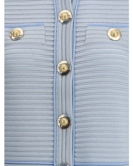 Balmain Embossed knit Cardigan