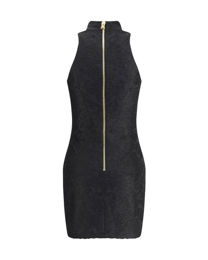 Balmain Black Viscose Cocktail Dress