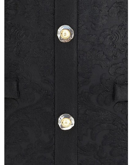 Balmain Black Viscose Cocktail Dress