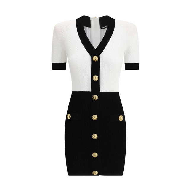 Balmain Multicolor Viscose Casual Dress