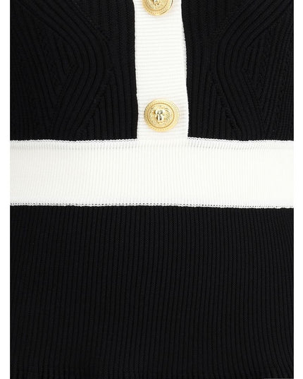 Balmain Black Viscose Casual Dress