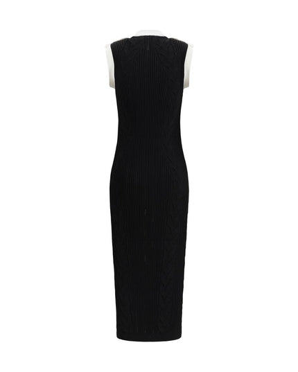 Balmain Black Viscose Casual Dress