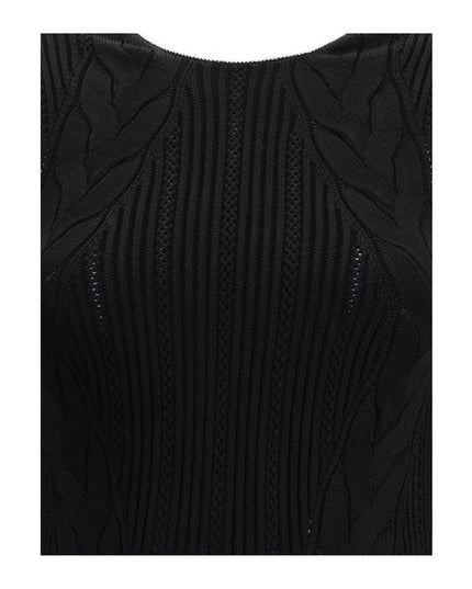 Balmain Black Viscose Casual Dress