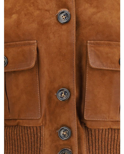 Valstar Brown Goatskin Jackets And Coat