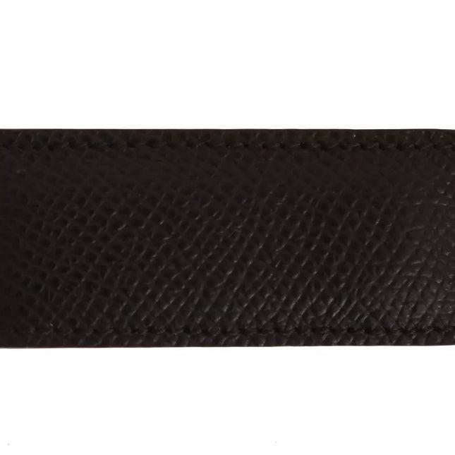 Dolce & Gabbana Brown Leather Magnet Mens Money Cash Clip